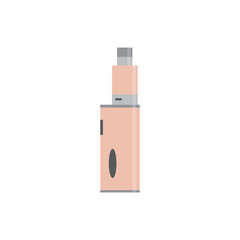 Icon of vape device, electronic cigarette, vaporizer smoke a vector illustration