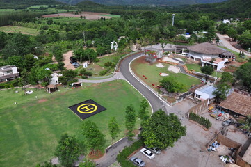 Take a helicopter ride to see the Suphanburi attractions.