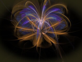 Imaginatory fractal background generated Image