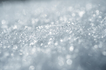 gros plan sur la neige