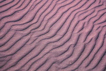Fototapeta Abstract wavy sandy background. Beach sand texture obraz