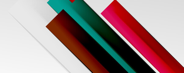 Multicolored lines background. Design template for business or technology presentations, internet posters or web brochure covers