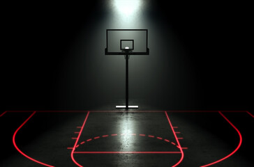 Futuristic Basketball Hoop © alswart