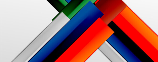 Color abstract lines trendy geometric background for business or technology presentation, internet poster or web brochure cover, wallpaper
