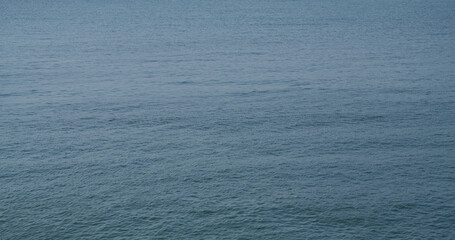 Sea surface with water wave pattern