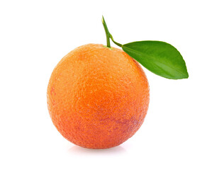blood orange isolated on white background