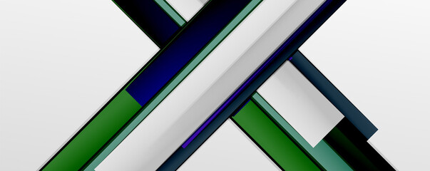 Color abstract lines trendy geometric background for business or technology presentation, internet poster or web brochure cover, wallpaper