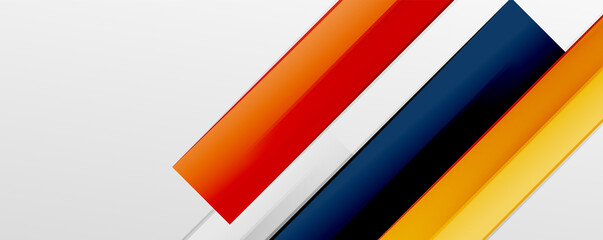 Multicolored lines background. Design template for business or technology presentations, internet posters or web brochure covers