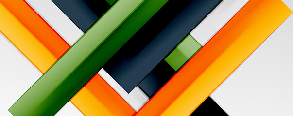 Color abstract lines trendy geometric background for business or technology presentation, internet poster or web brochure cover, wallpaper