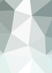 Obraz premium Abstract color Low-Polygones Generative Art background illustration