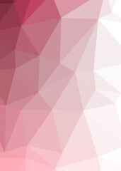 Fototapeta premium Abstract color Low-Polygones Generative Art background illustration