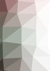 Fototapeta premium Abstract color Low-Polygones Generative Art background illustration