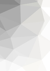 Abstract color Low-Polygones Generative Art background illustration