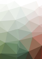 Abstract color Low-Polygones Generative Art background illustration