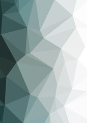 Abstract color Low-Polygones Generative Art background illustration