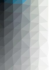 Fototapeta premium Abstract color Low-Polygones Generative Art background illustration