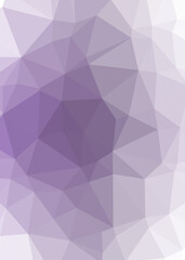 Abstract color Low-Polygones Generative Art background illustration