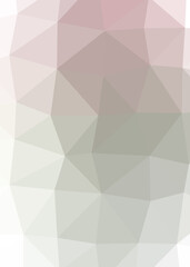 Abstract color Low-Polygones Generative Art background illustration