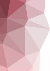 Obraz premium Abstract color Low-Polygones Generative Art background illustration