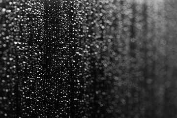 Rain drop background texture over glass surface