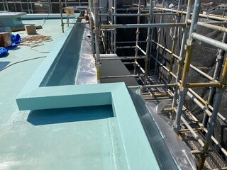 マンションのルーフバルコニー