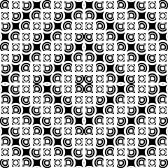 Design seamless monochrome pattern