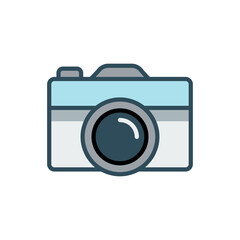 camera photography icon design vector template