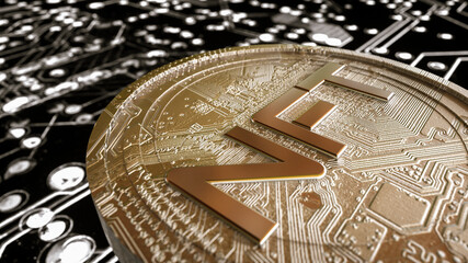 stack of three-dimensional silver coins with the inscription nft on a black background. 3d render illustration