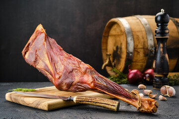 Air dried lamb meat © boomeart