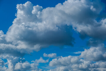 blue sky and white clouds