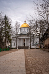 Holy Dormition Pskov-Pechersky Monastery. Russia. Pskov region. Pechory