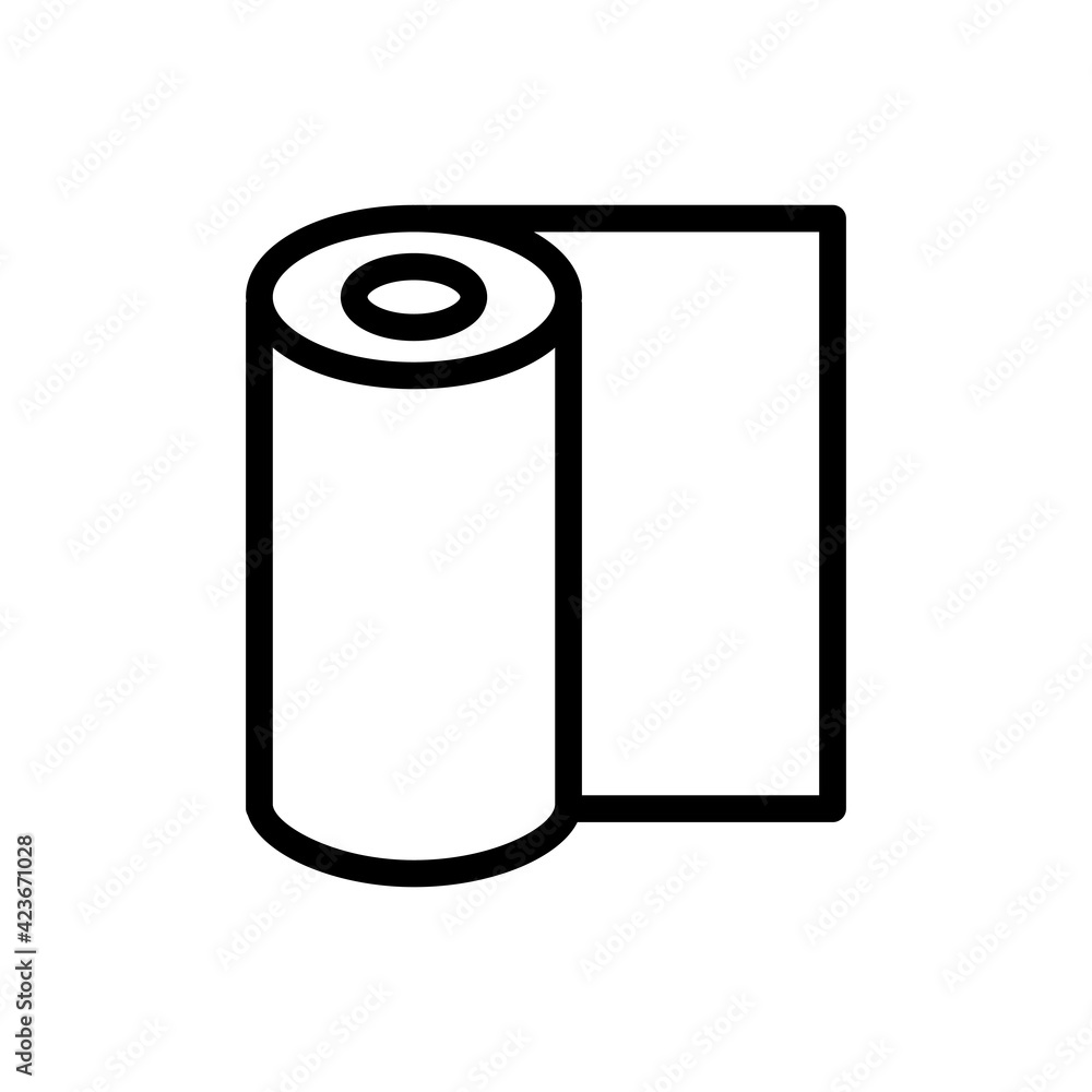 Poster roll paper icon. office stationery. the icon can be used for application icon, web icon, infographic