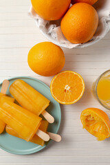 orange juice ice cream 