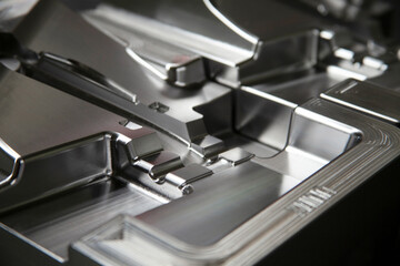 Industrial Metal Mold. Industrial abstract background.