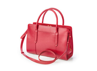 Red hand bag