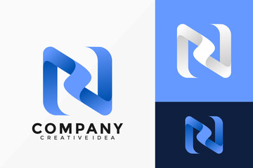 Letter N Business Logo Vector Design. Abstract emblem, designs concept, logos, logotype element for template.