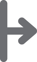 Obraz premium Modern arrows Vector line icon. Arrow different shapes in modern simple flat style for web design.