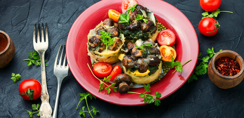 Traditional Italian polenta