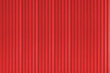 Red Corrugated metal background and texture surface or galvanize steel