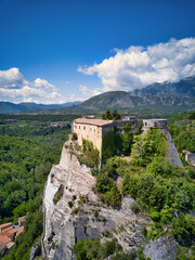 Fototapeta na wymiar Aerial View of Cerro al Volturno, Isernia, Abruzzo