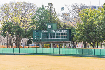 野球のスコアボード