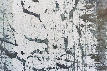 Closeup fragment of grunge weathered wall of a building