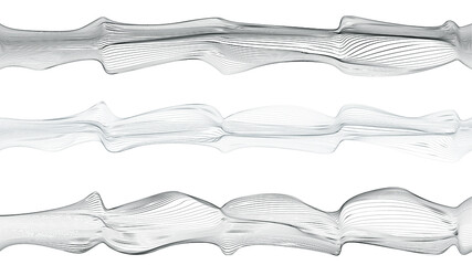 Abstract flow lines background . Fluid wavy shape .Striped linear pattern . Music sound wave . Vector illustration