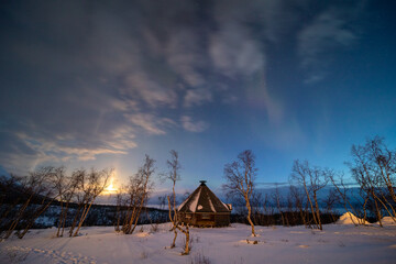 Small Aurora in Abisko National Park