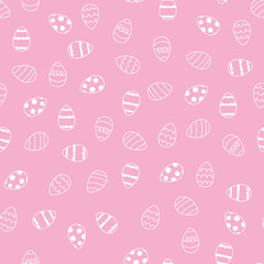 Happy easter eggs background