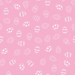 Gordijnen Happy easter eggs background © rosypatterns