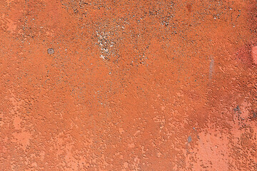 Colored rusty stained metal wall texture pattern can used for background