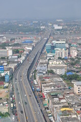 Fototapeta premium Helicopter ride Nature view in thailand