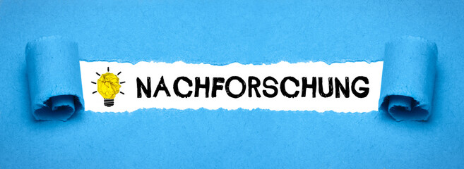 Nachforschung