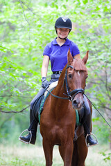 Girl and horse